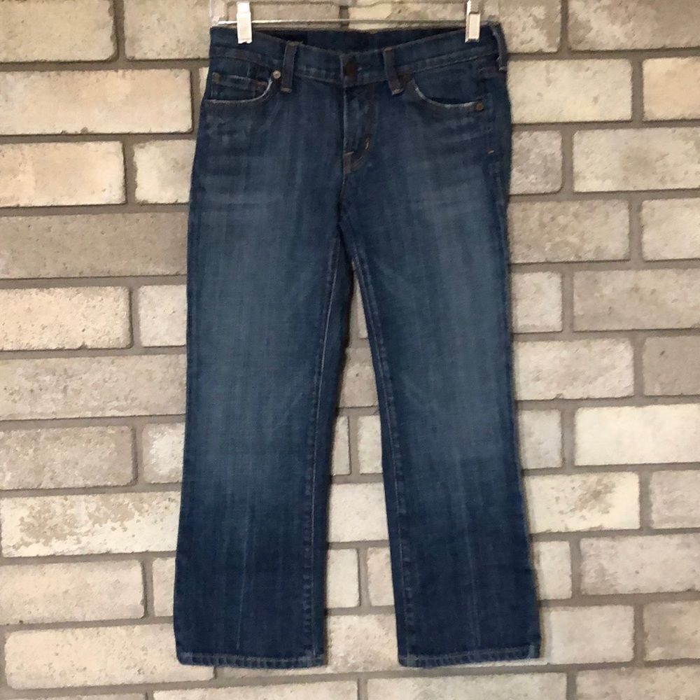 Citizens of humanity jeans women size 26 crop low waist